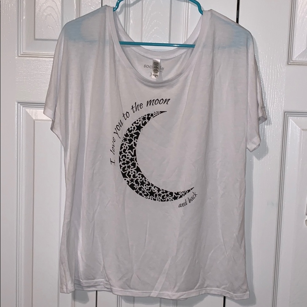 “Love you to the moon and back” short sleeve T